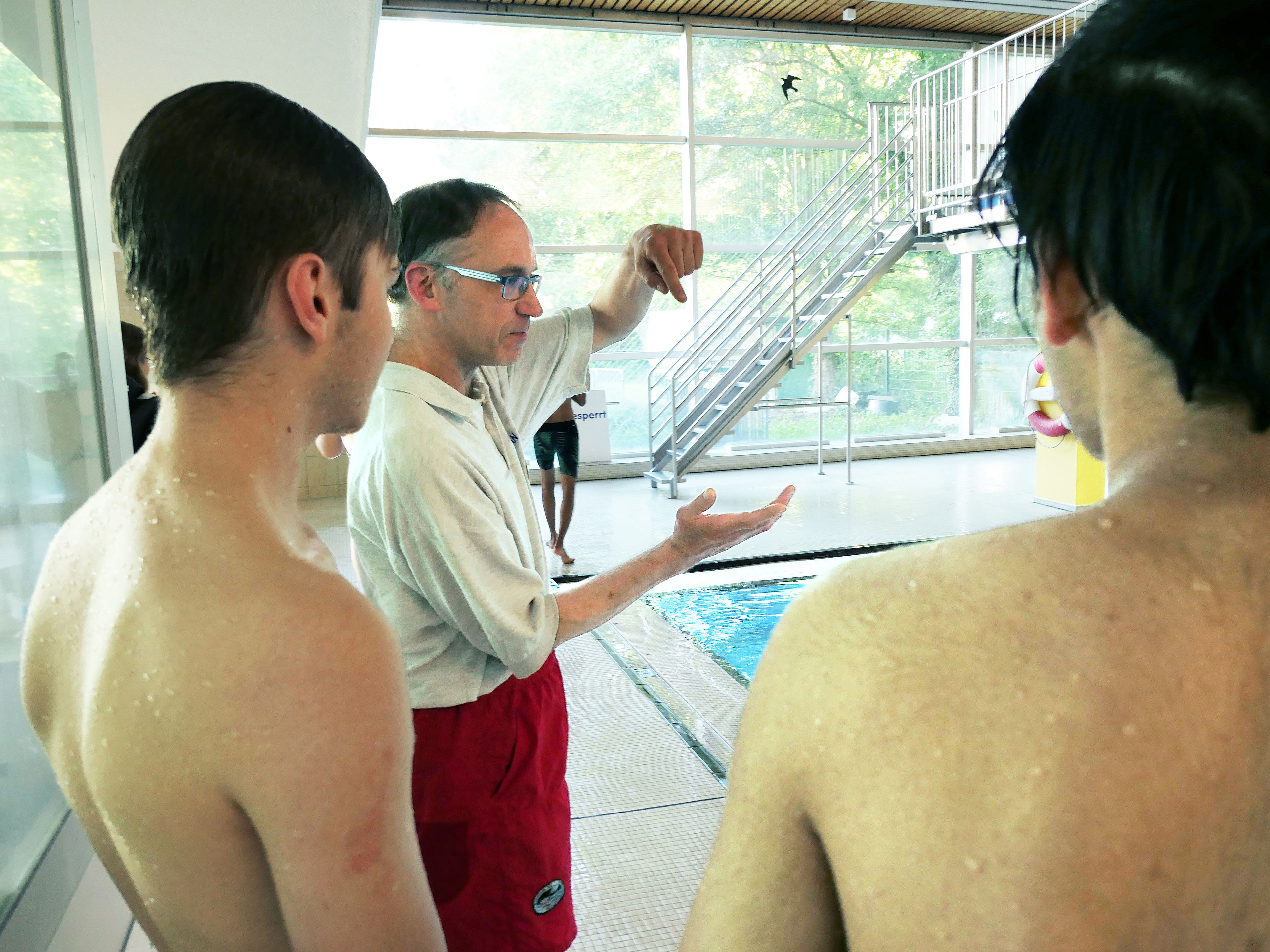 Schwimmtraining mit Stefan Reher