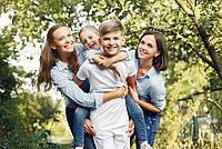 Mütter mit Kindern