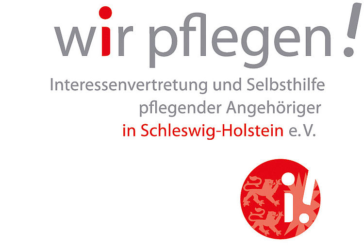 Wir pflegen Logo der Interessenvertretung und Selbsthilfe pflegender Angehöriger in SH e.V.