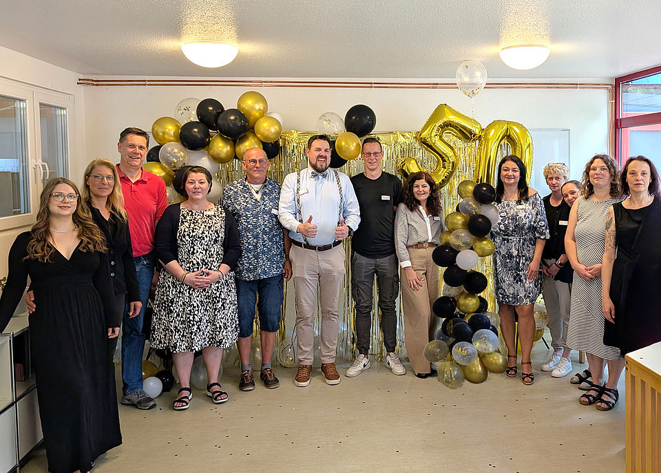 Kita39 Jubiläumumfeier - Bild mit allen Mitarbeitern