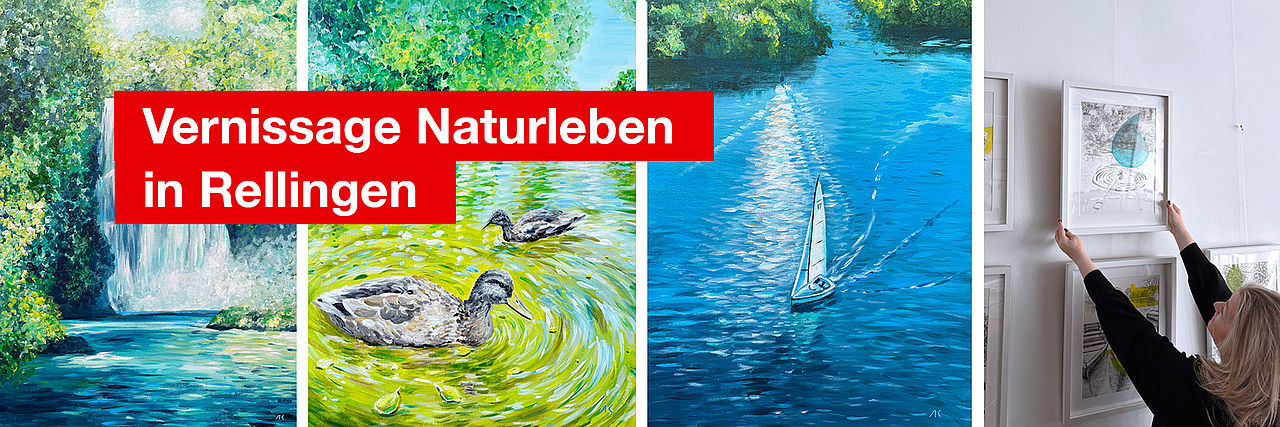 Vernissage Eine Auswahl an Bildern der Künstelrin Kohrn für die Ausstellung Naturleben