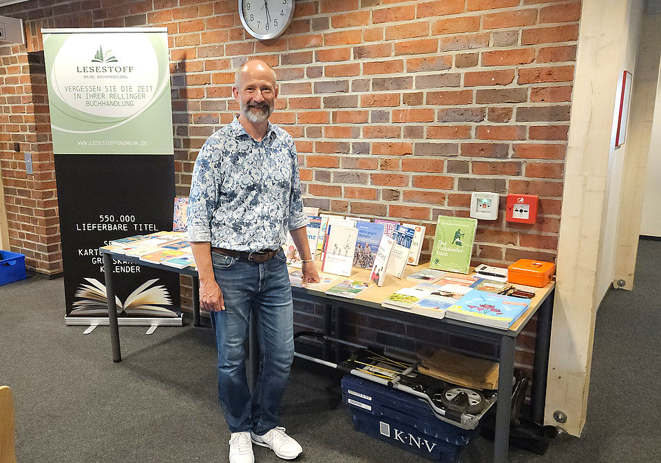 Demenz Info-Stand der Buchhandlung Lesestoff