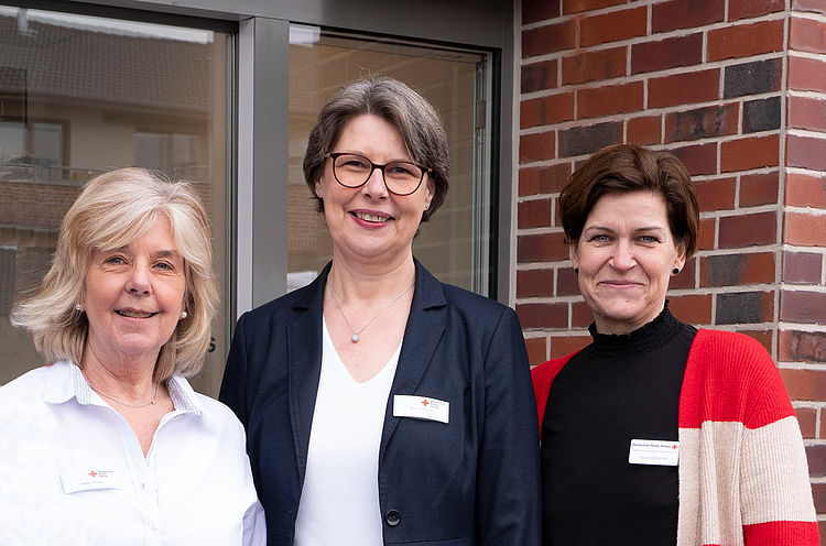 Mitarbeiter der Begegungsstätte Nicole Giese und ihren Mitarbeiterinnen Dorit Bergzog und Heike Timm
