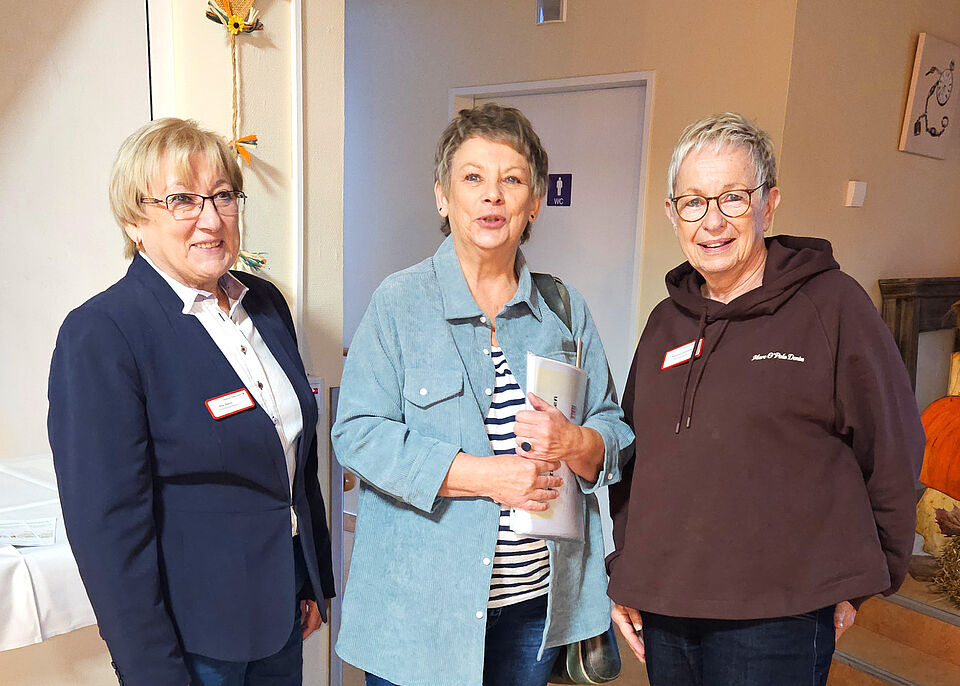 Demensch 3 Rita Sturm, Dagmar Wüstenberg und Waltraud Hörmann