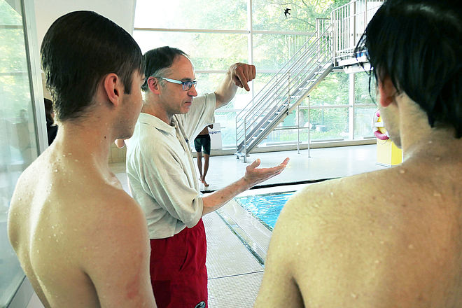 Schwimmtraining mit Stefan Reher