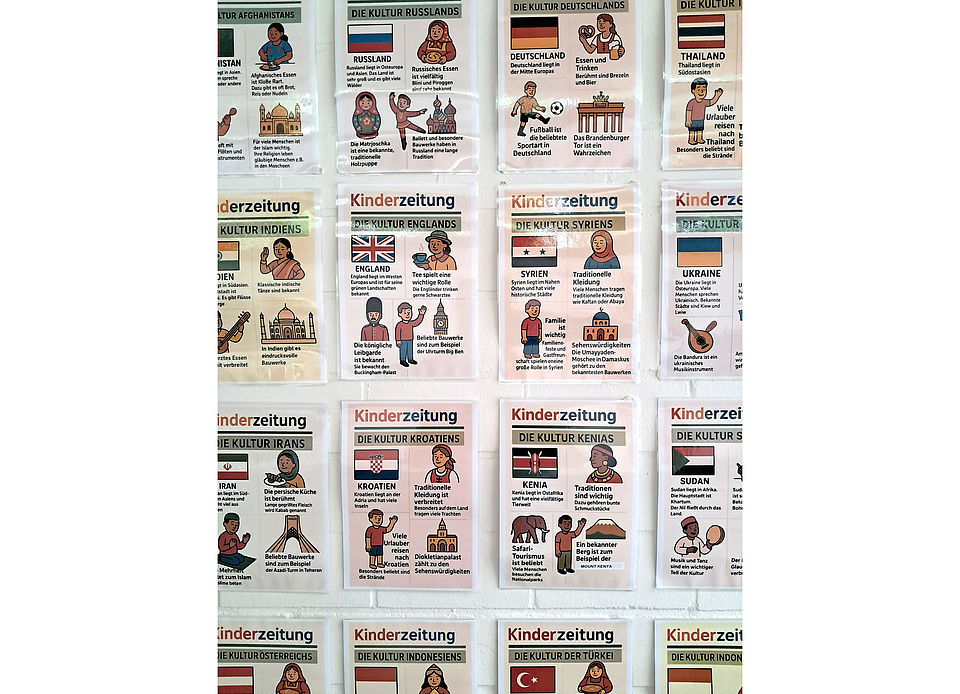 Zeitschriften in allen Sprachen der Kita-Kinder